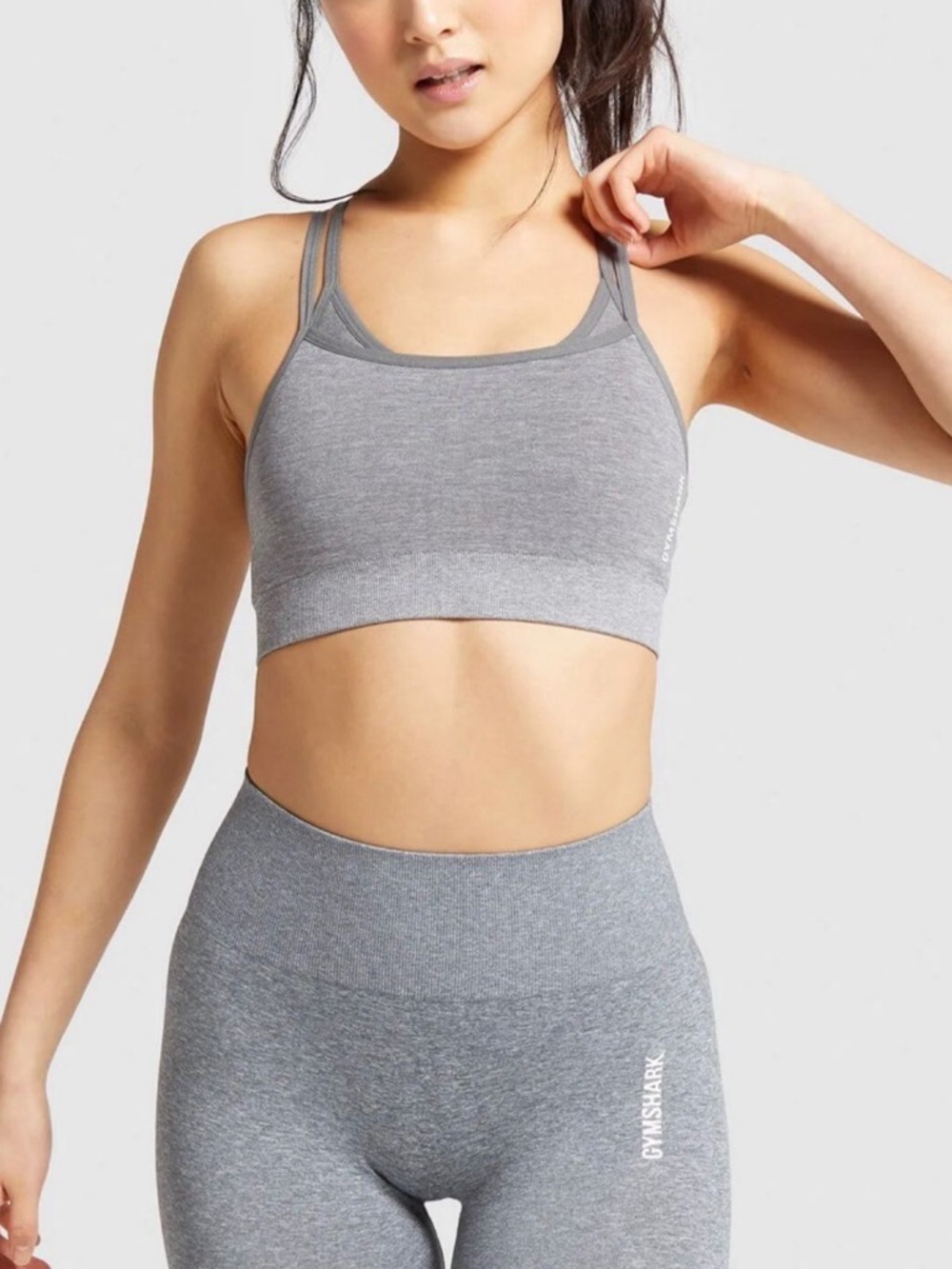Gymshark Grey Seamless Sports Bra